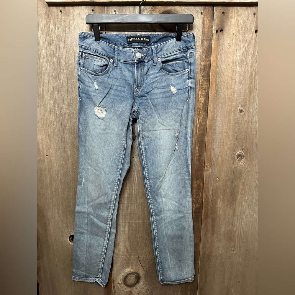 Express Jeans Stella Low Rise Ankle Skinny Jeans Size 4 Women’s